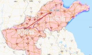 河南省地图各市县面积